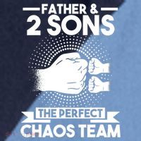 Father & 2 Sons The perfect chaos team Father Raglan Baseball Sleeve Shirt thumb 2