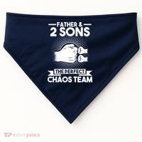 Father & 2 Sons The perfect chaos team Father USA-Made Doggie Bandana thumb 0