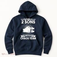 Father & 2 Sons The perfect chaos team Father Hoodie thumb 0