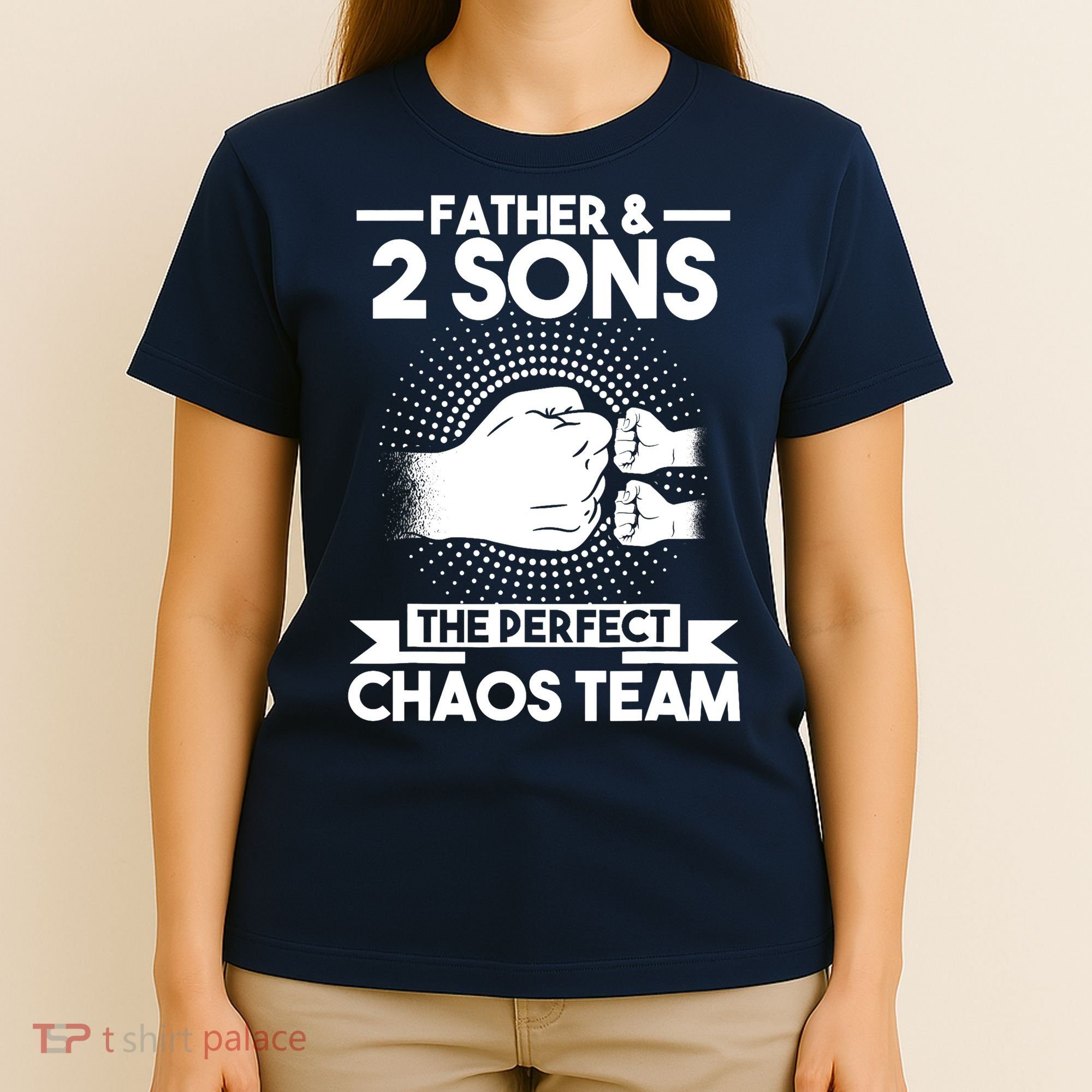 Father & 2 Sons The perfect chaos team Father T-Shirt