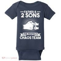 Father & 2 Sons The perfect chaos team Father Baby Bodysuit thumb 0