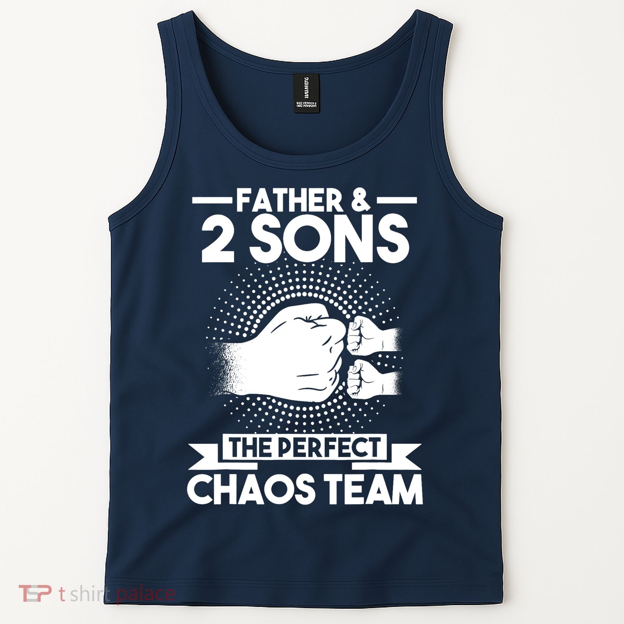 Father & 2 Sons The perfect chaos team Father Tank Top