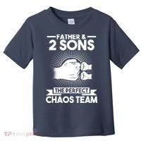 Father & 2 Sons The perfect chaos team Father Toddler T-Shirt thumb 0
