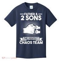 Father & 2 Sons The perfect chaos team Father Kids T-Shirt thumb 0
