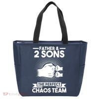 Father & 2 Sons The perfect chaos team Father Tote Bag thumb 0