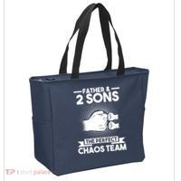 Father & 2 Sons The perfect chaos team Father Tote Bag thumb 2