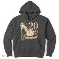 Fabulous & 20 Sparkly Heel 20th Birthday Hoodie thumb 0