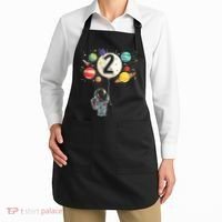 Funny 2 Years Old Birthday Boy Gift Astronaut 2nd Birthday Gift 1 Apron thumb 2