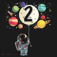 Funny 2 Years Old Birthday Boy Gift Astronaut 2nd Birthday Gift 1 Apron thumb 3