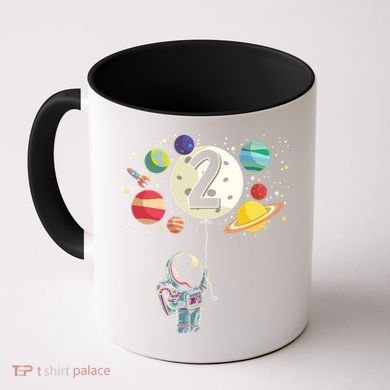 Funny 2 Years Old Birthday Boy Gift Astronaut 2nd Birthday Gift 1 Coffee Mug