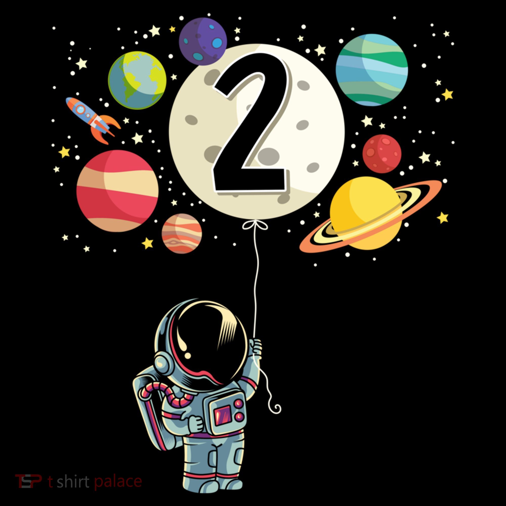Funny 2 Years Old Birthday Boy Gift Astronaut 2nd Birthday Gift 1 Coffee Mug