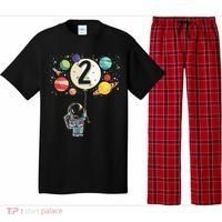 Funny 2 Years Old Birthday Boy Gift Astronaut 2nd Birthday Gift 1 Pajama Set thumb 0