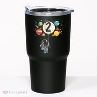 Funny 2 Years Old Birthday Boy Gift Astronaut 2nd Birthday Gift 1 Tumbler thumb 0