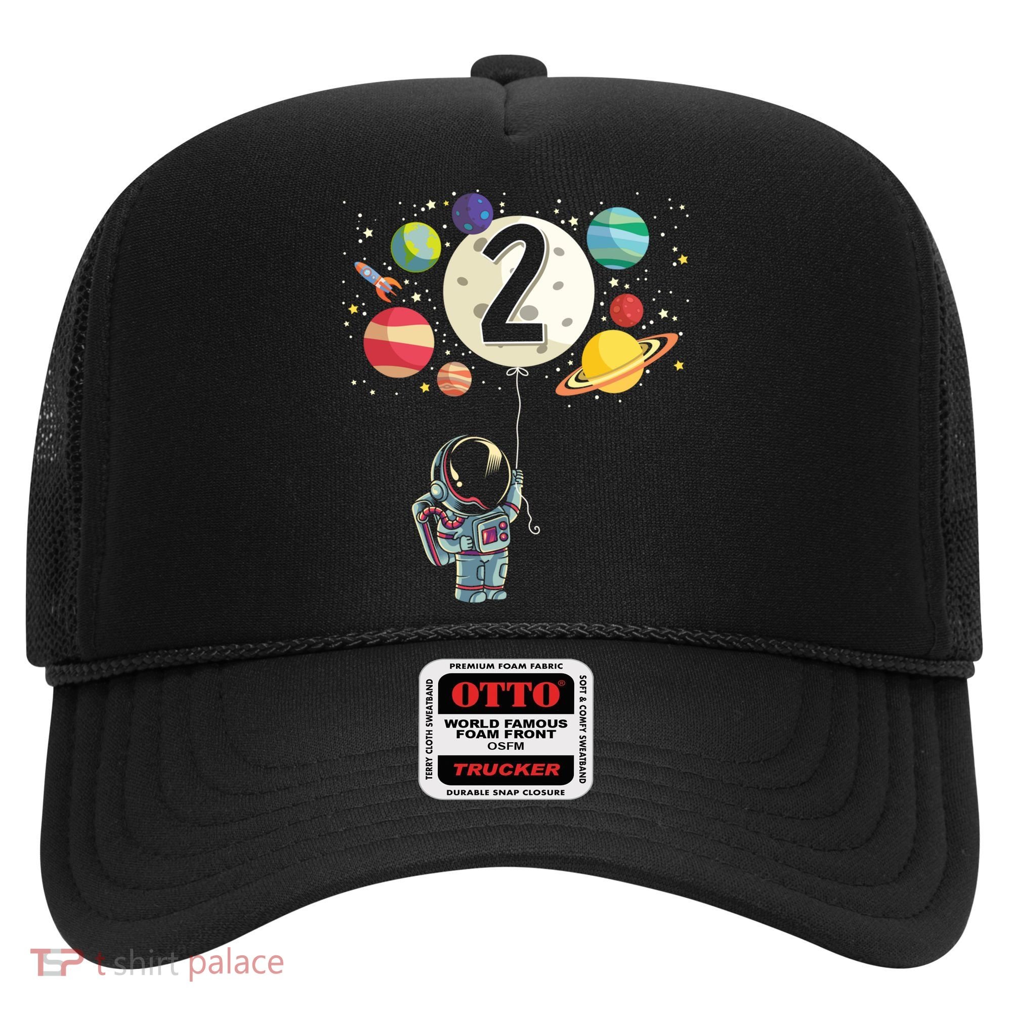 Funny 2 Years Old Birthday Boy Gift Astronaut 2nd Birthday Gift 1 Hat