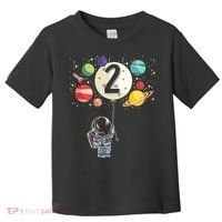 Funny 2 Years Old Birthday Boy Gift Astronaut 2nd Birthday Gift 1 Toddler T-Shirt thumb 0