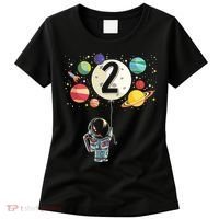 Funny 2 Years Old Birthday Boy Gift Astronaut 2nd Birthday Gift 1 Women's T-Shirt thumb 0