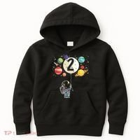Funny 2 Years Old Birthday Boy Gift Astronaut 2nd Birthday Gift 1 Kids Hoodie thumb 0