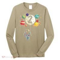 Funny 2 Years Old Birthday Boy Gift Astronaut 2nd Birthday Gift 1 Long Sleeve Shirt thumb 0