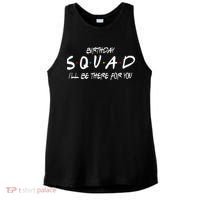 Friends 30th 40th 50th Birthday Squad Ladies PosiCharge Tri-Blend Wicking Tank thumb 0