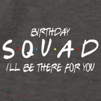 Friends 30th 40th 50th Birthday Squad Vector Backpack thumb 2