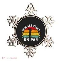 Funny 30th Birthday Golf Pun Retro Sunset 30 Year Old Golfer Ornament thumb 0