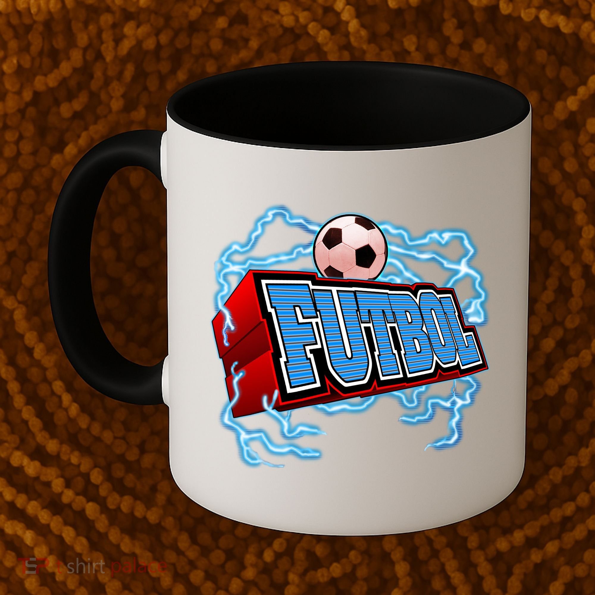 Futbol 3D Logo Coffee Mug