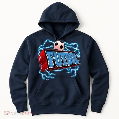 Futbol 3D Logo Hoodie