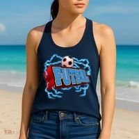 Futbol 3D Logo Women's Tank Top thumb 2