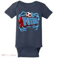 Futbol 3D Logo Baby Bodysuit thumb 0