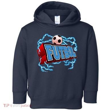 Futbol 3D Logo Toddler Hoodie