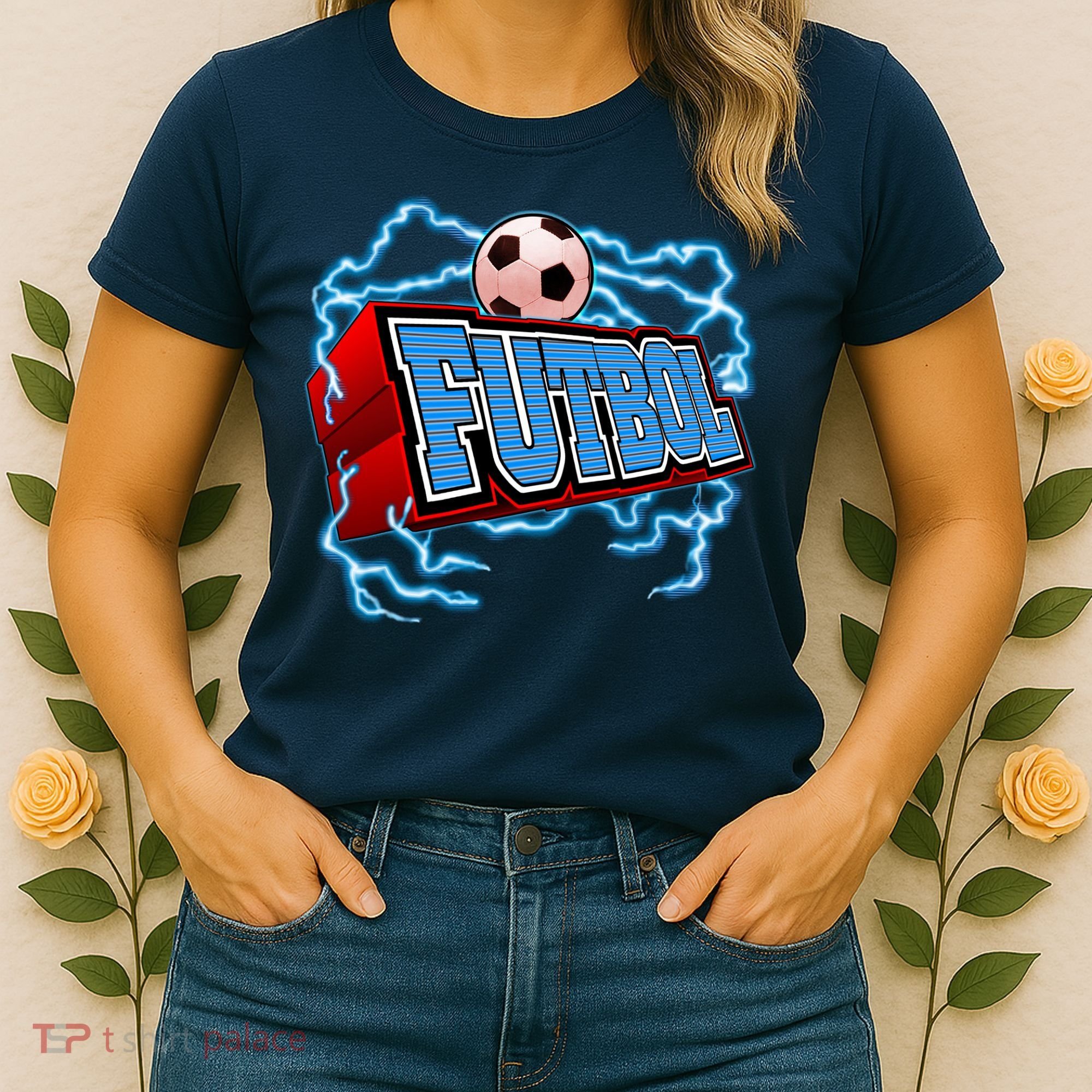Futbol 3D Logo Women's T-Shirt