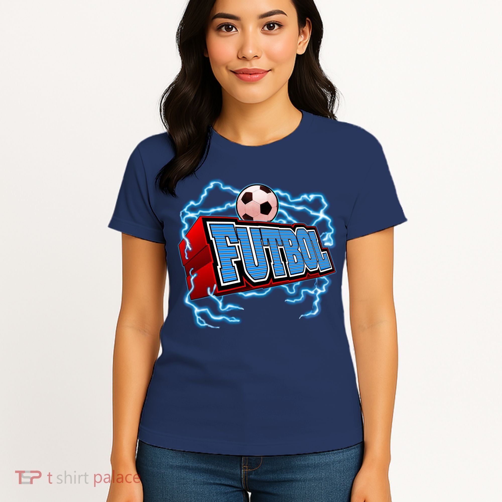 Futbol 3D Logo Women's T-Shirt