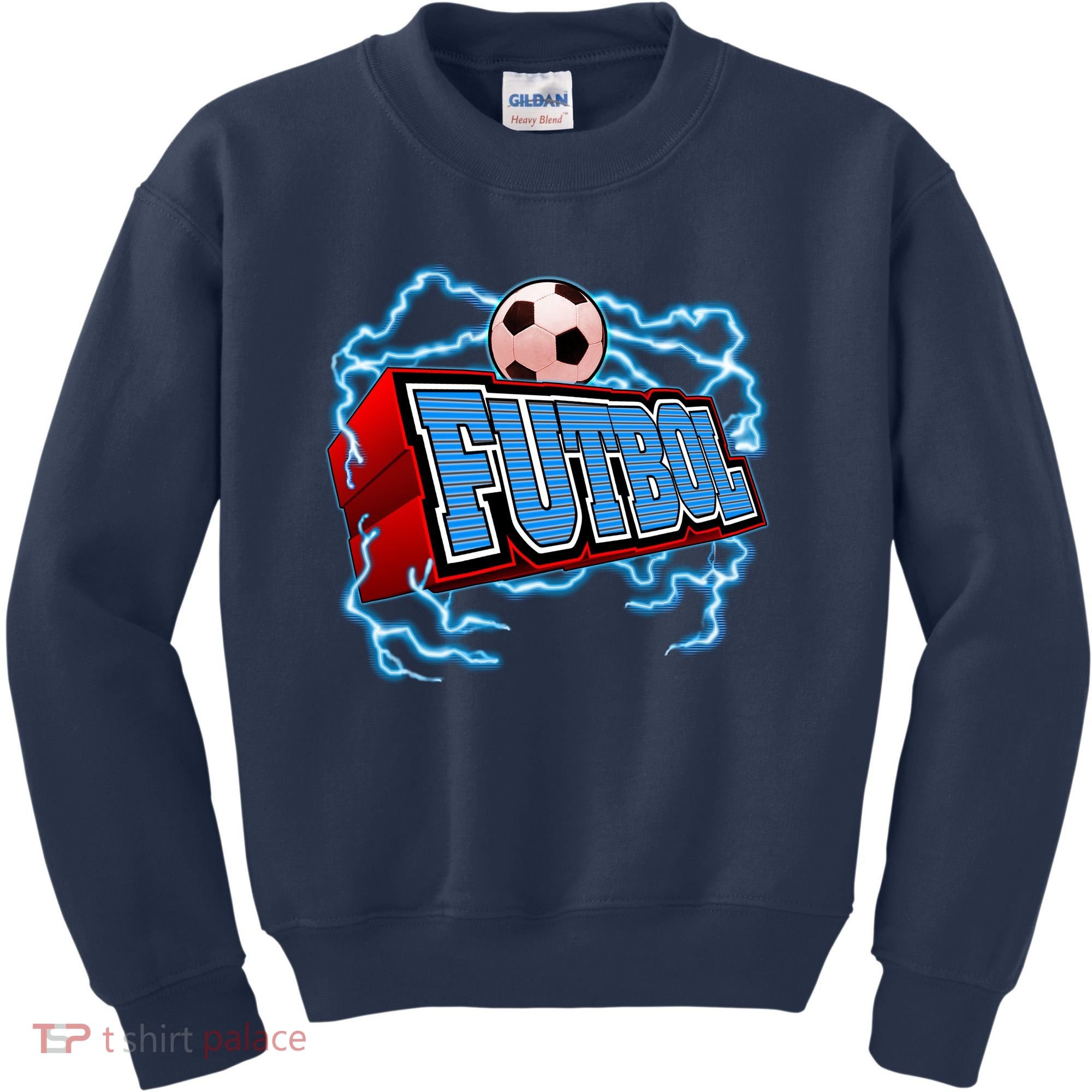 Futbol 3D Logo Kids Sweatshirt