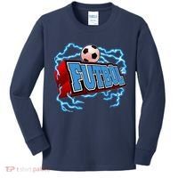 Futbol 3D Logo Kids Long Sleeve Shirt thumb 0