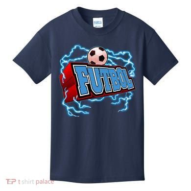 Futbol 3D Logo Kids T-Shirt