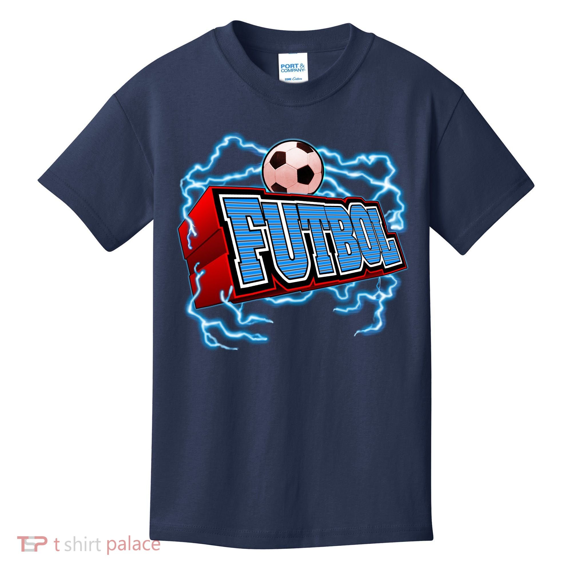 Futbol 3D Logo Kids T-Shirt