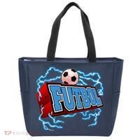 Futbol 3D Logo Tote Bag thumb 0