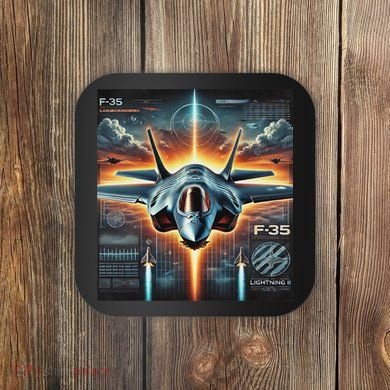 F 35 Lightning Ii Fighter Jet Aviation Design Coaster