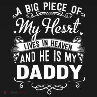 FAMILY 365 My Daddy Lives In Heaven Memorial Day Dad Father Women's Hoodie thumb 2