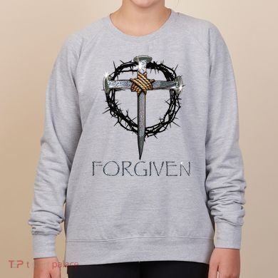 Forgiven 3 Nails Crown Of Thorns Women's Sweatshirt