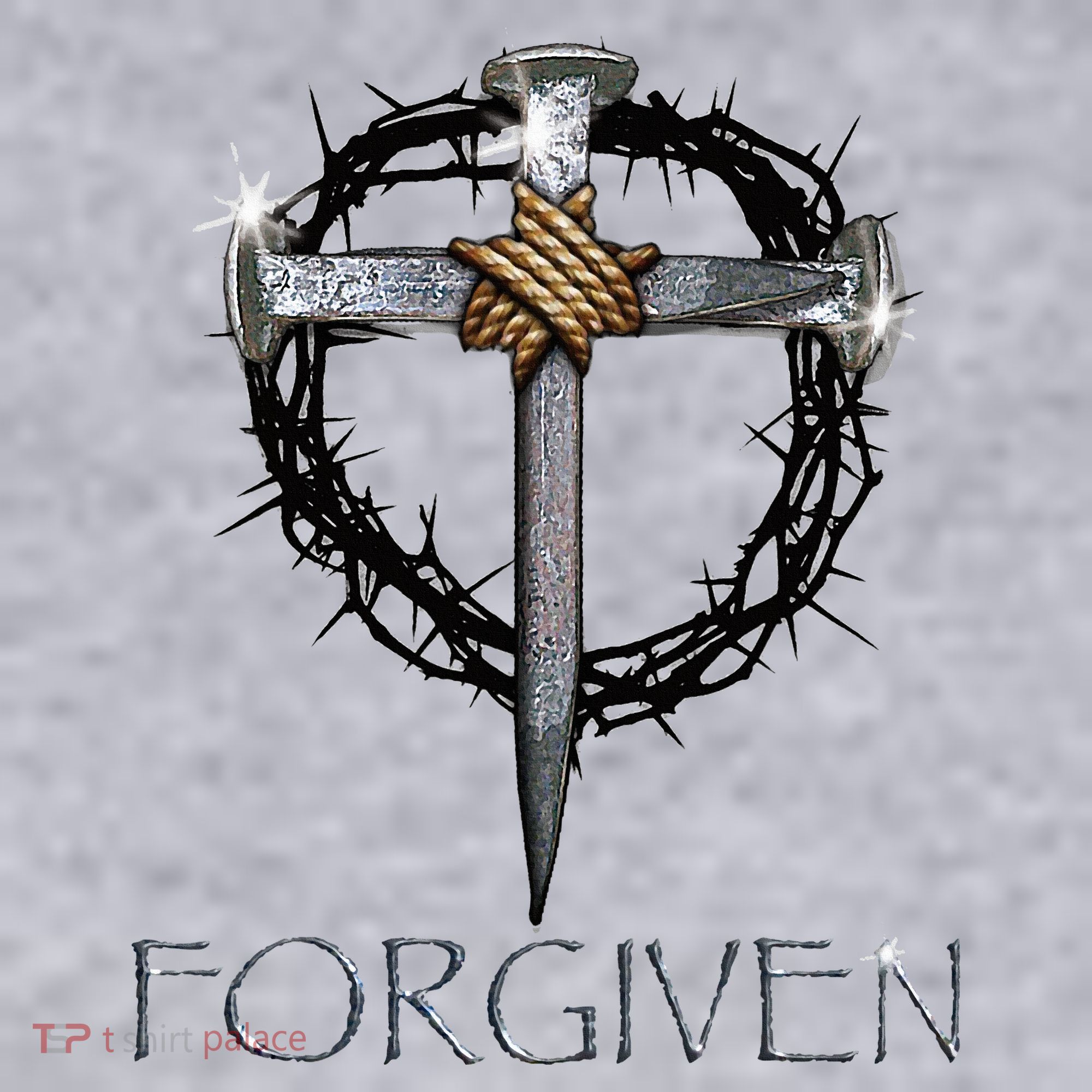 Forgiven 3 Nails Crown Of Thorns Women's Sweatshirt