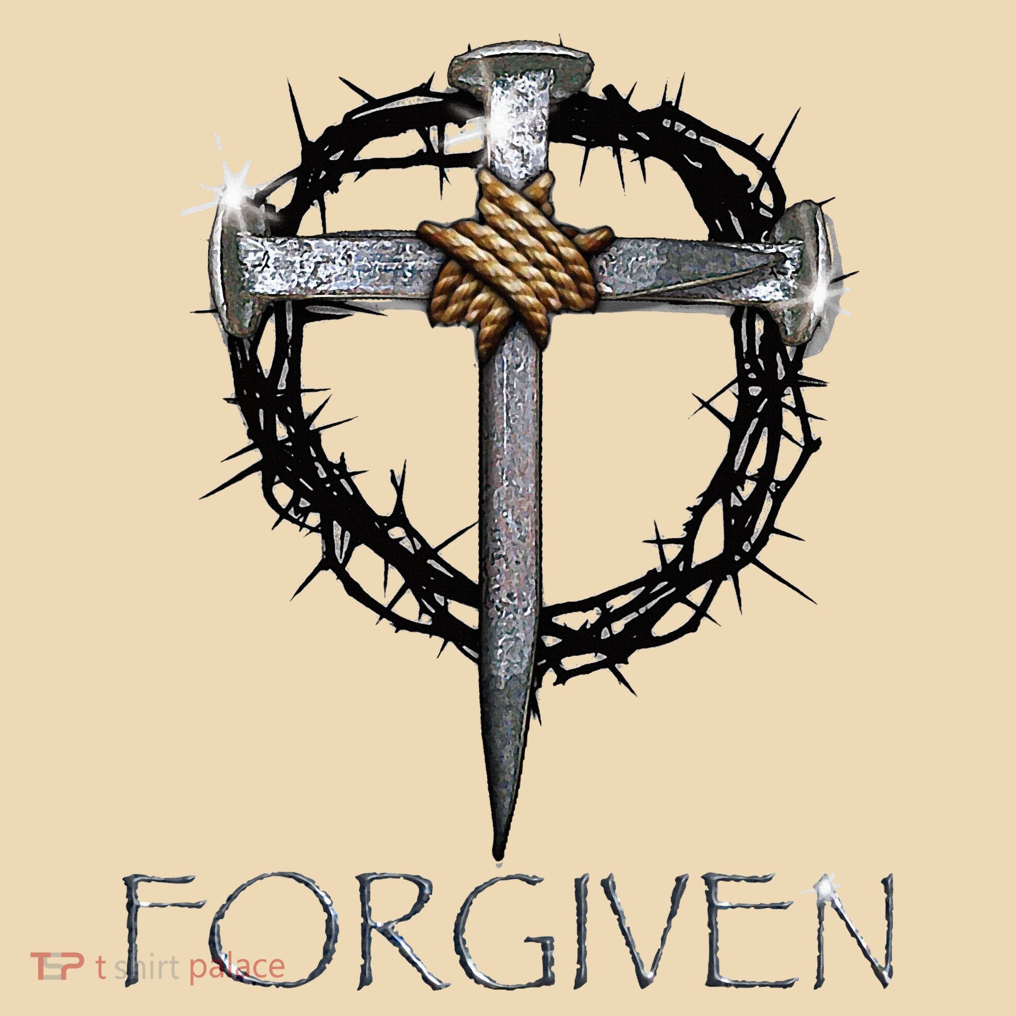 Forgiven 3 Nails Crown Of Thorns Tote Bag