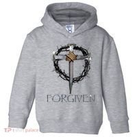 Forgiven 3 Nails Crown Of Thorns Toddler Hoodie thumb 0