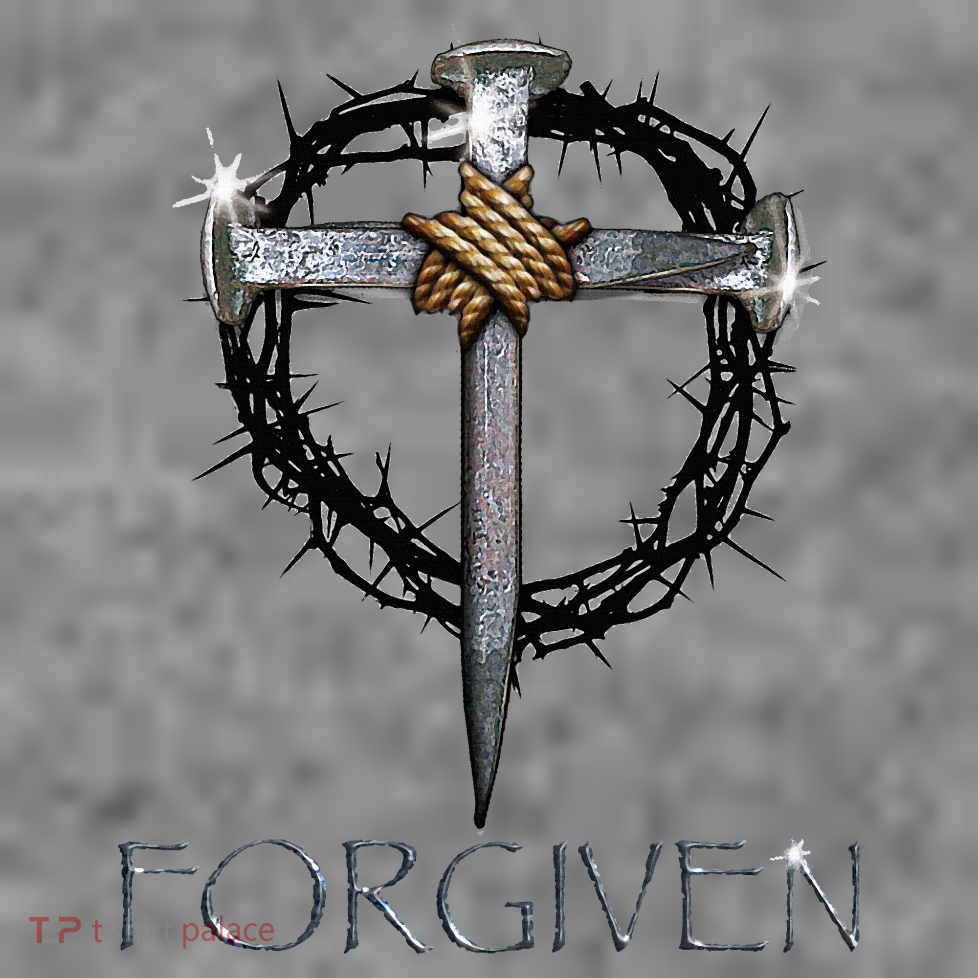 Forgiven 3 Nails Crown Of Thorns Toddler Hoodie