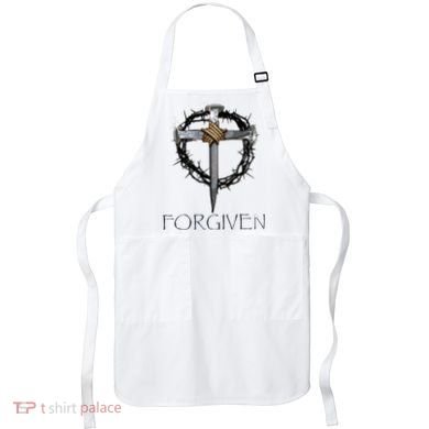 Forgiven 3 Nails Crown Of Thorns Apron