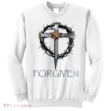 Forgiven 3 Nails Crown Of Thorns Sweatshirt