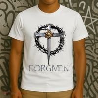 Forgiven 3 Nails Crown Of Thorns T-Shirt thumb 3