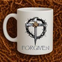 Forgiven 3 Nails Crown Of Thorns Coffee Mug thumb 2