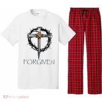 Forgiven 3 Nails Crown Of Thorns Pajama Set thumb 0