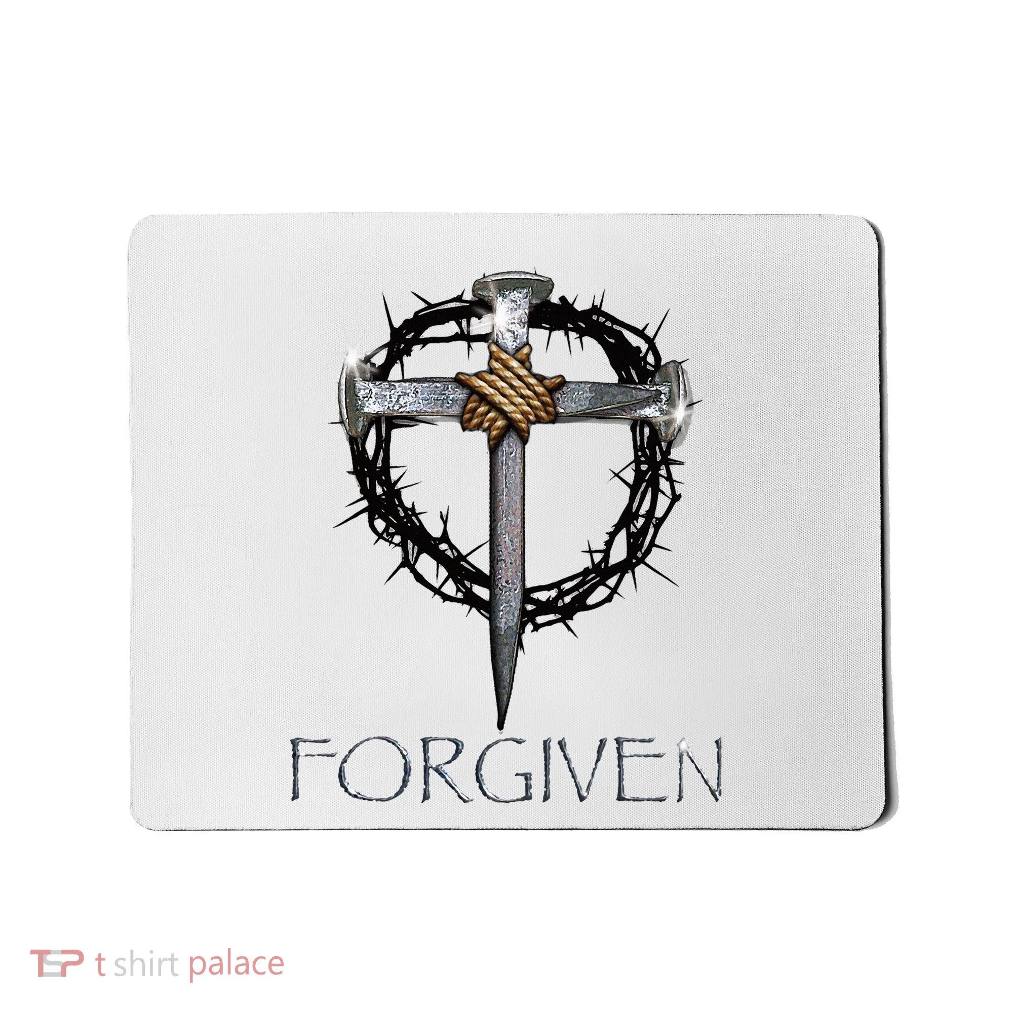Forgiven 3 Nails Crown Of Thorns Mousepad